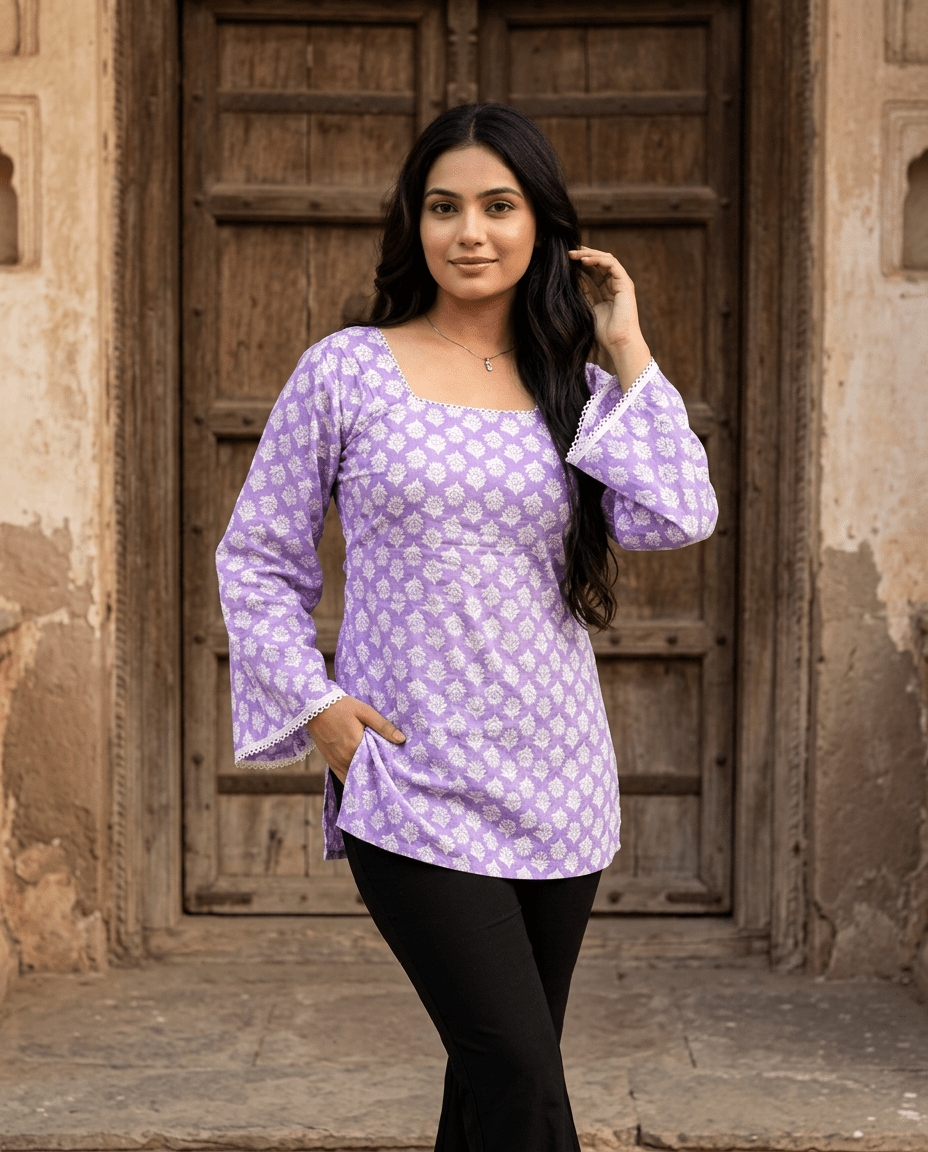 Arohi Tie-Back Kurti - Soraani