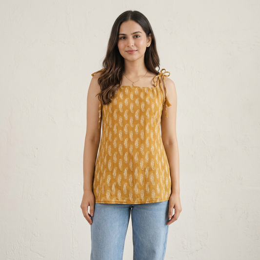 Aaira Mustard Kurti