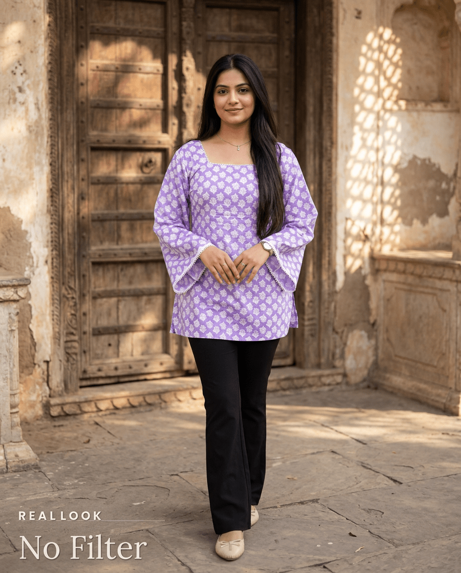 Arohi Tie-Back Kurti - Soraani
