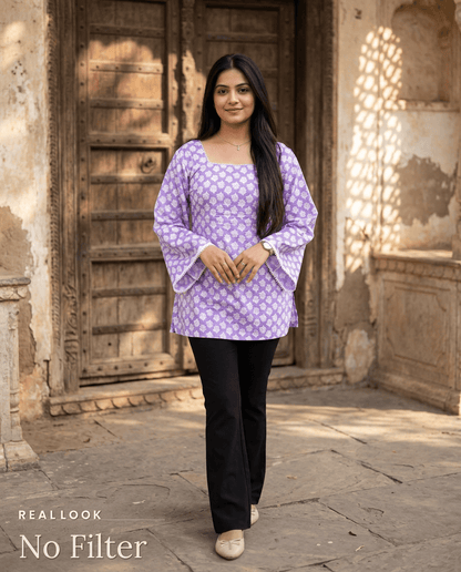 Arohi Tie-Back Kurti - Soraani