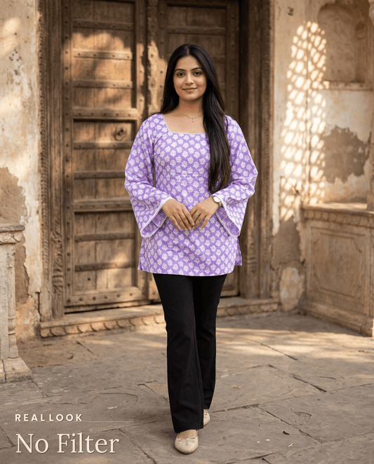 Arohi Tie-Back Kurti - Soraani