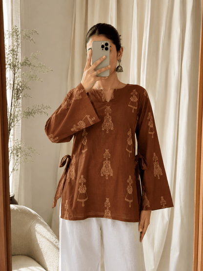 Dollki Cotton Kurti - Soraani