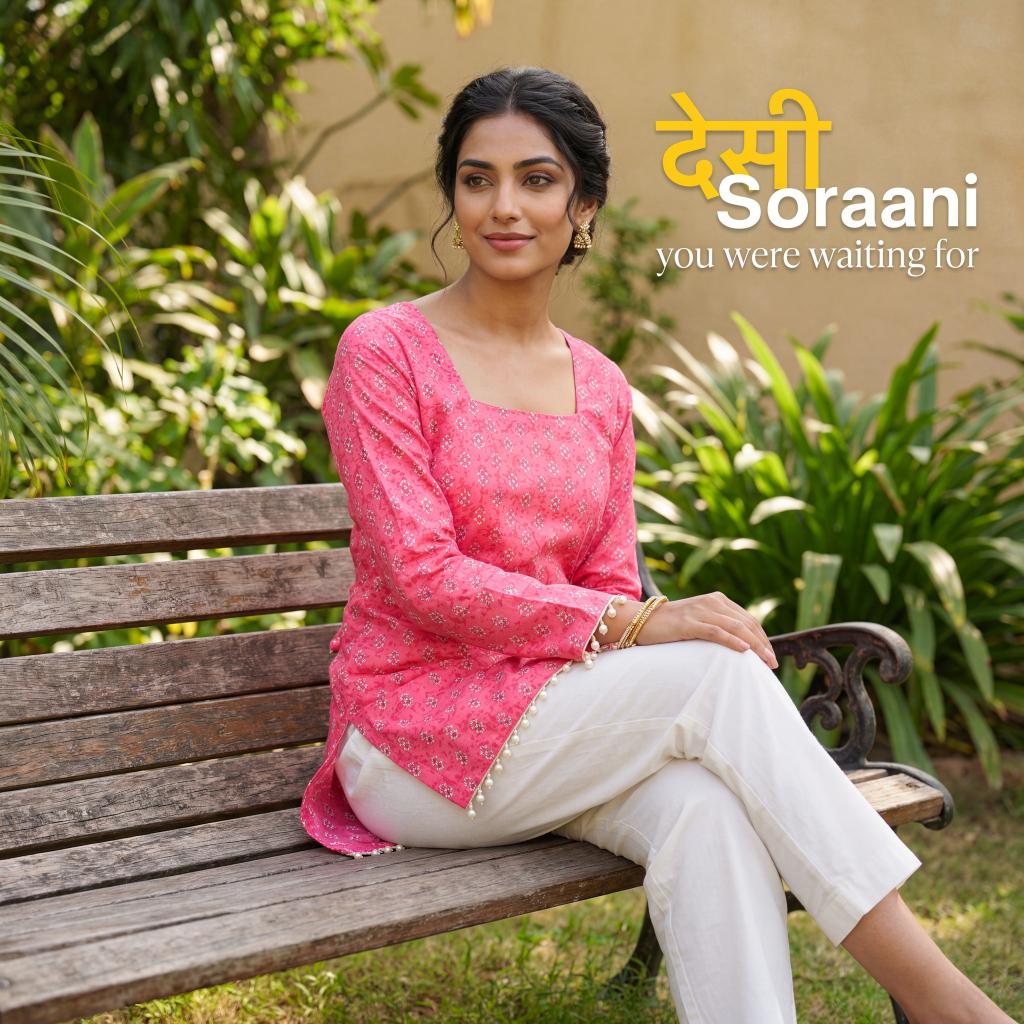 Soraani Gulnaar Charm Kurti - Soraani